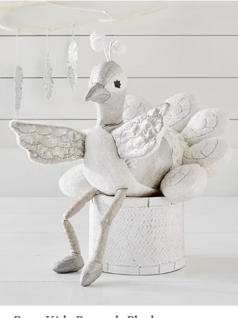 Pottery Barn Kids Peacock Plush